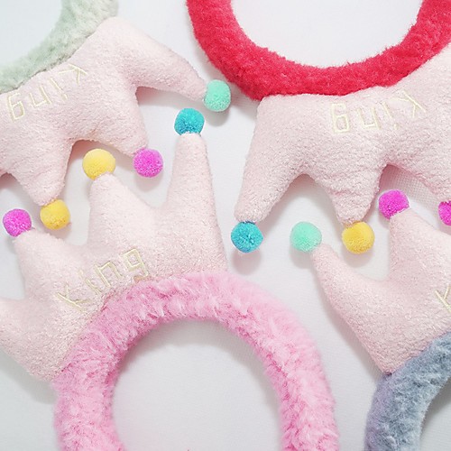 

Coral Fleece Headband Washing Headgear Headband Cute Tying Hair Headband