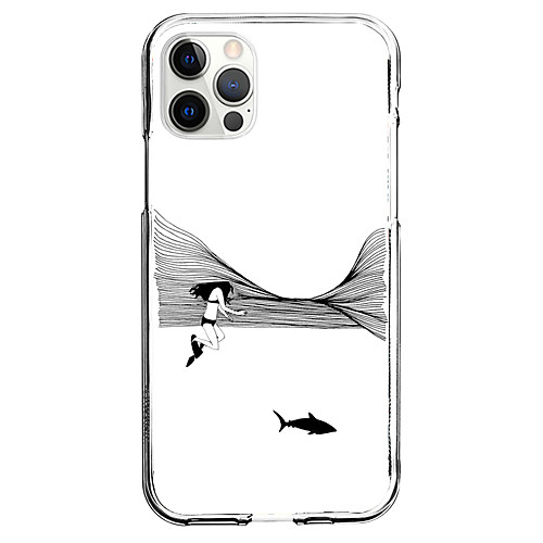 

Striped Fish Phone Case For Apple iPhone 12 iPhone 11 iPhone 12 Pro Max Unique Design Protective Case Shockproof Pattern Back Cover TPU