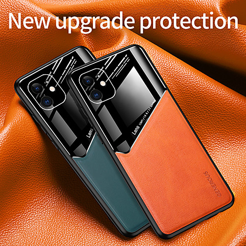 

Luxury PU Leather Case For iPhone 12 11 Pro Max Shockproof Camera Lens Protection Solid Colore Back Cover Coque For iPhone XS Max XR X 7 8 PLUS SE2020