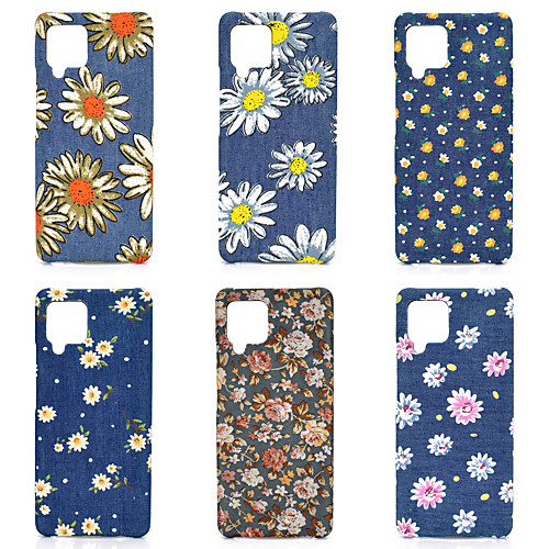 

Phone Case For Samsung Galaxy Back Cover Galaxy A91 / M80S A51 A7 A10 A40 A90 A70 Galaxy A20e A20 A30 Shockproof Dustproof Flower / Floral Oxford Cloth PC