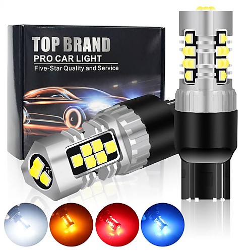 

Car LED Daytime Running Lights / Turn Signal Lights / Reversing (backup) Lights Light Bulbs 800 lm SMD 3030 4 W 21 For universal All years 2pcs