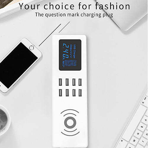 

WINHOW Wireless Charger 8A Fast Charger 8 Port Usb Quick Charger For iPhone Xiaomi Samsung Wall Adapter Hub