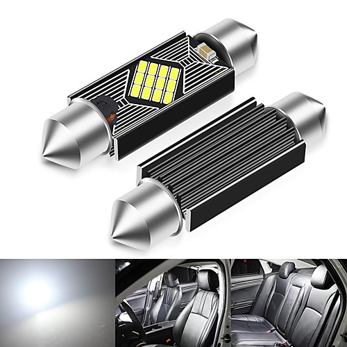 

Car LED License Plate Lights Light Bulbs 600 lm SMD 2835 3 W 12 For universal All years 1pcs