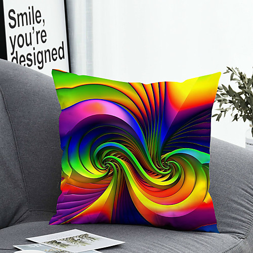 

1 pcs Polyester Pillow Cover Pillow Cover & Insert Simple Classic Square Zipper Polyester Traditional Classic