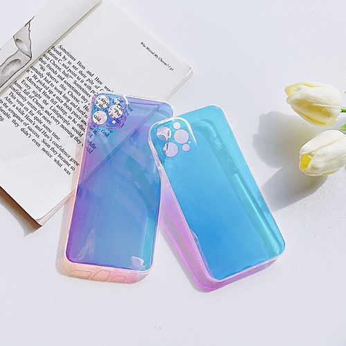 

Phone Case For Apple Back Cover iPhone 12 Pro Max 11 SE 2020 X XR XS Max 8 7 6 Shockproof Color Gradient TPU