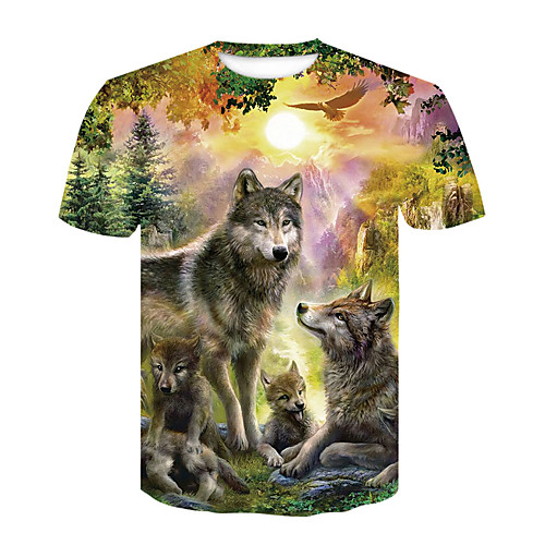 

Men's T shirt Shirt 3D Print 3D Rivet Mesh Short Sleeve Casual Tops Purple Black Green / Summer