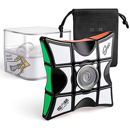 

Fidget Spinner Cube, 1x3x3 Floppy Cube Puzzle Spinner Anti-Anxiety Fidget Toys for Kids Audlts