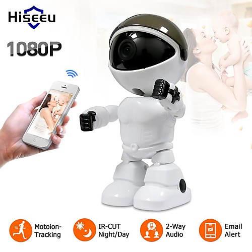 

Hiseeu HD Wireless IP Camera wi-fi Robot Camera 1080P Wifi Night Vision Camera IP Network Camera CCTV Two-way Audio