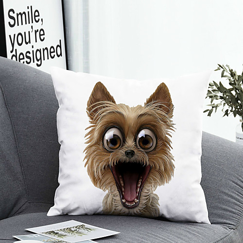

1 pcs Polyester Pillow Cover Pillow Cover & Insert Simple Classic Square Zipper Polyester Traditional Classic
