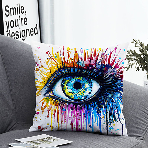 

1 pcs Polyester Pillow Cover Pillow Cover & Insert Simple Classic Square Zipper Polyester Traditional Classic