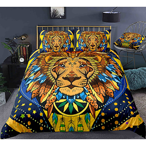 

3-Piece Duvet Cover Set Hotel Bedding Sets Comforter Cover with Soft Lightweight Microfiber, Include 1 Duvet Cover, 2 Pillowcases for Double/Queen/King(1 Pillowcase for Twin/Single)