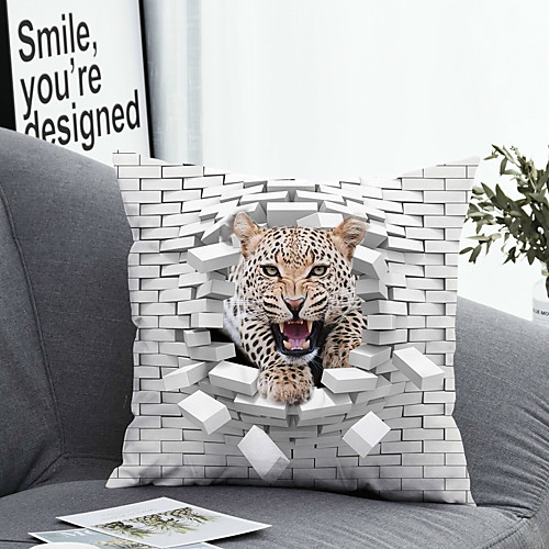 

1 pcs Polyester Pillow Cover Pillow Cover & Insert Simple Classic Square Zipper Polyester Traditional Classic