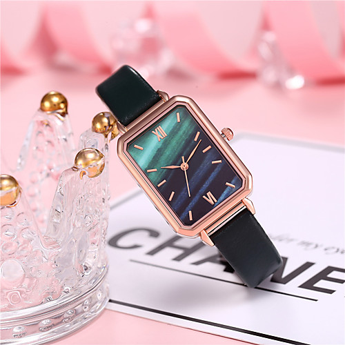 

Women's Quartz Watches Analog - Digital Quartz Stylish Vintage Color Gradient / PU Leather