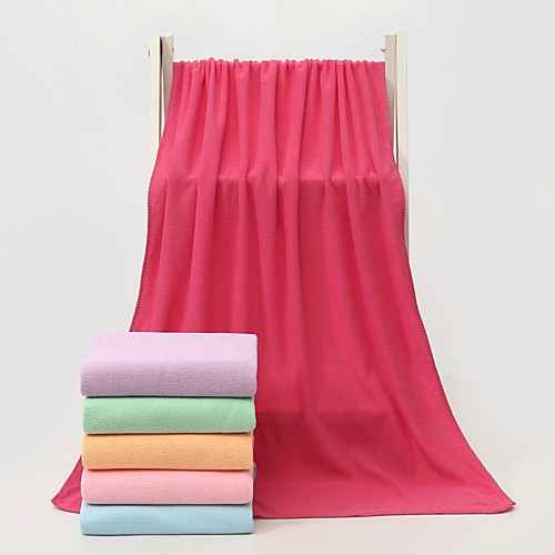 

Superior Quality Bath Towel, Solid Colored / Fashion 100% Micro Fiber Bathroom 1 pcs