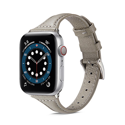 

Watch Band for Apple Watch Series 6 / SE / 5/4 / 3/2/1 44mm 40mm 42mm 38mm Apple Business Band Genuine Leather Wrist Strap