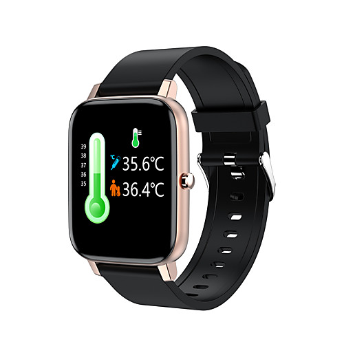 

696 SB-H80T Unisex Smart Wristbands Bluetooth Touch Screen Blood Pressure Measurement Calories Burned Thermometer Information Pedometer Sleep Tracker Sedentary Reminder Find My Device Alarm Clock