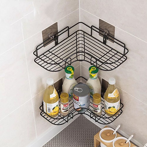

Bath Storage Modern Contemporary Mixed Material Bath Organization