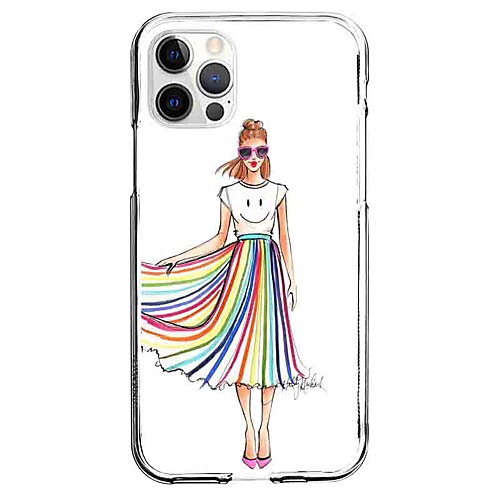 

Characters Phone Case For Apple iPhone 12 iPhone 11 iPhone 12 Pro Max Unique Design Protective Case Pattern Back Cover TPU