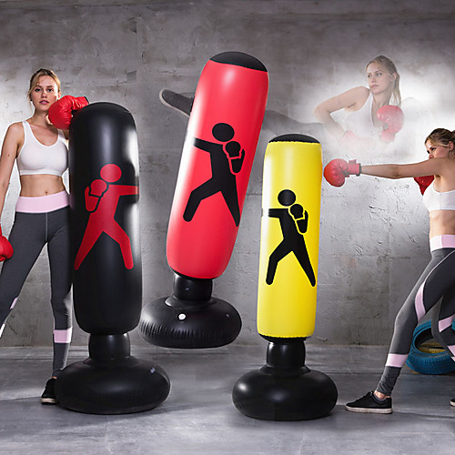 

Inflatable Boxing Bag Training Pressure Relief Exercise Water Base Punching Standing Sandbag Fitness Body Building Equipment