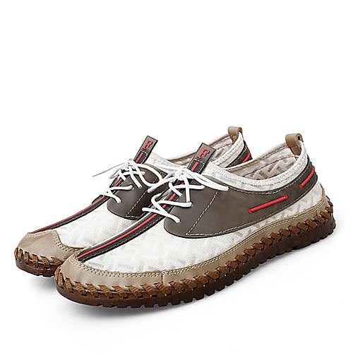 

Men's Sandals Casual Athletic Outdoor Walking Shoes Mesh Synthetics Breathable Handmade Booties / Ankle Boots Black Yellow Beige Spring Summer