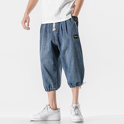 

Men's Shorts Cargo Outdoor Casual Daily Shorts Tactical Cargo Pants Plain Short Blue