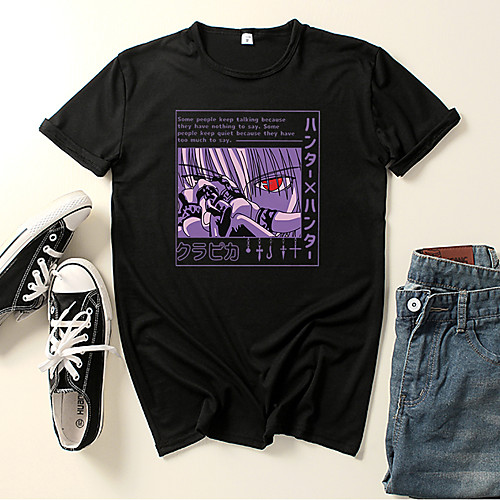

Inspired by HUNTER×HUNTER Cosplay Cosplay Costume T-shirt Polyester / Cotton Blend Graphic Prints Printing Harajuku Graphic T-shirt For Women's / Men's