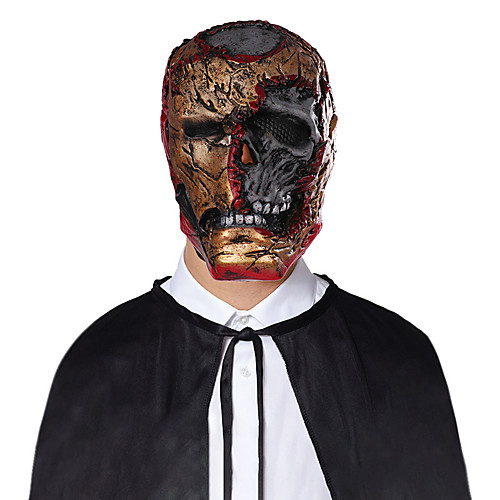 

Monster Mask Masquerade Mask Adults' Women's Cosplay Party Masquerade Halloween Carnival Easter Festival / Holiday Fabric Red Women's Men's Easy Carnival Costumes Color Block