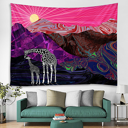 

Wall Tapestry Art Decor Blanket Curtain Hanging Home Bedroom Living Room Decoration and Modern and Landscape and Mountain