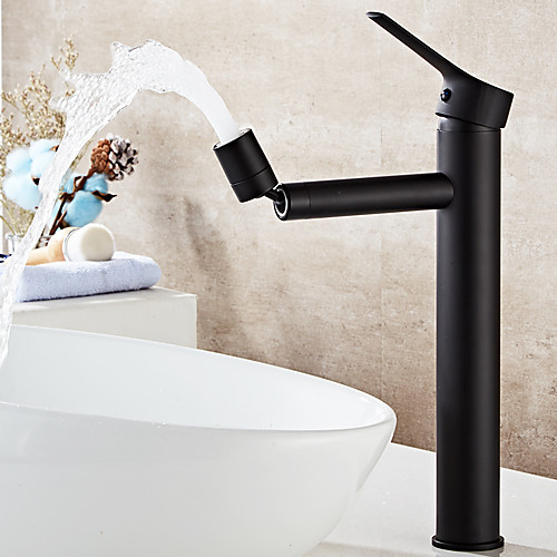 

Bathroom Sink Faucet - Rotatable Chrome Other Single Handle One HoleBath Taps