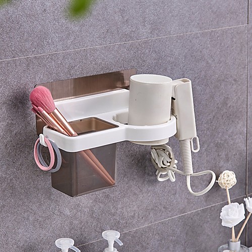 

Bath Storage Modern Contemporary Mixed Material Bath Organization