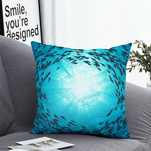 

1 pcs Polyester Pillow Cover Pillow Cover & Insert Simple Classic Square Zipper Polyester Traditional Classic