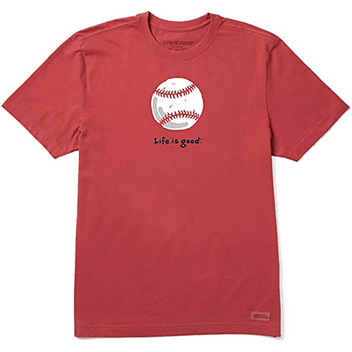 

Men's Unisex Tees T shirt Hot Stamping Graphic Prints Baseball Plus Size Print Short Sleeve Casual Tops 100% Cotton Basic Designer Big and Tall Red