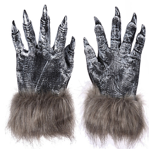 

Animal Gloves Masquerade Adults' Women's Cosplay Vintage Inspired Party Masquerade Halloween Carnival Easter Festival / Holiday Glue Gray Women's Men's Easy Carnival Costumes Animal