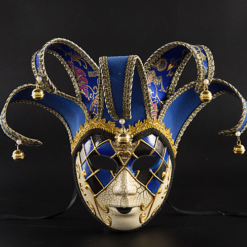 

Cosplay Mask Venetian Mask Adults' Women's Cosplay Party Masquerade Halloween Carnival Easter Festival / Holiday Plastics Black / Red / Blue Women's Easy Carnival Costumes Patchwork