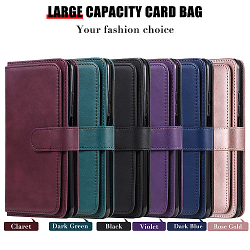 

Phone Case For Xiaomi Full Body Case Wallet Card Poco X3 NFC Mi 10 Mi 10 Pro Mi 10 Ultra Mi 10T Pro 5G Poco M3 Redmi Note 9 4G Redmi Note 9 5G Redmi Note 9 Pro Redmi Note 8 Wallet Card Holder