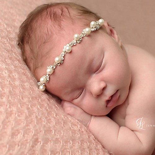 

Girls' For Birthday Party Festival Imitation Pearl Fabric White 1pc