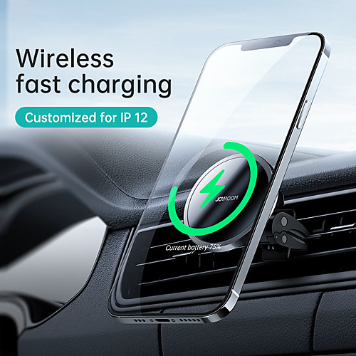 

Joyroom JR-ZS240 Magnetic Wireless Charging Car Holder In-Car Mobile Phone Holder Air Outlet Mount Phone Stand Bracket