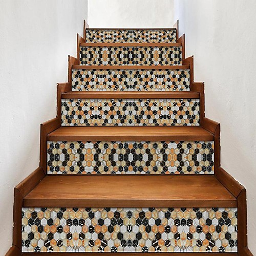 

Creative Imitation Mosaic 3d Staircase Stickers Diy Imitation Decorative Home Stickers Waterproof 3d Stereo Wall Stickers