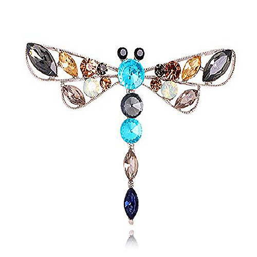 

dragonfly bird brooch pins for women,elegant crystal rhinestone animal party favors jewelry