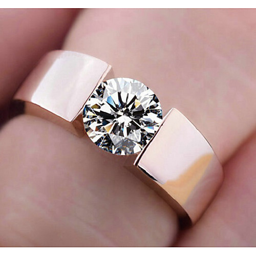 

Band Ring Classic Rose Gold Silver Copper Simple Classic 5 6 7 8 9