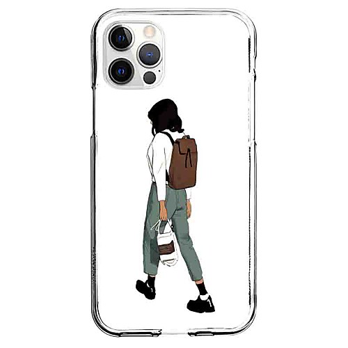 

Characters Phone Case For Apple iPhone 12 iPhone 11 iPhone 12 Pro Max Unique Design Protective Case Pattern Back Cover TPU