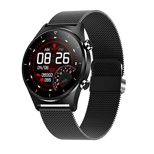 

Missyou E13 Smartwatch Fitness Running Watch Bluetooth Stopwatch Pedometer Activity Tracker Waterproof Heart Rate Monitor Sports IP68 44mm Watch Case for Android iOS Men Women / Sedentary Reminder