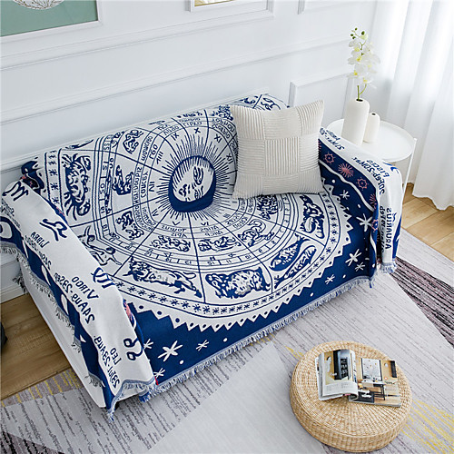 

Sofa Cover Sofa Blanket Geometric Printed Cotton Slipcovers