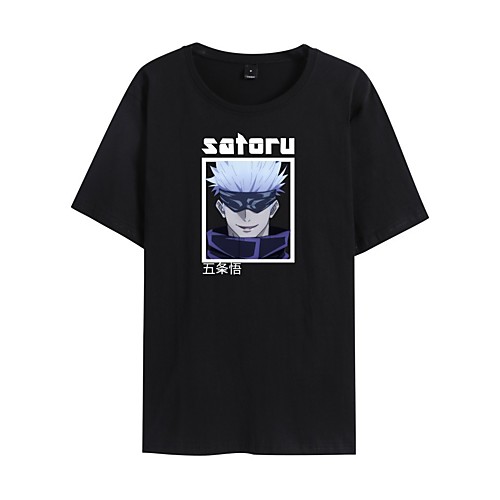 

Inspired by Jujutsu Kaisen Cosplay Cosplay Costume T-shirt Pure Cotton Graphic Printing Harajuku Graphic T-shirt For Women's / Men's