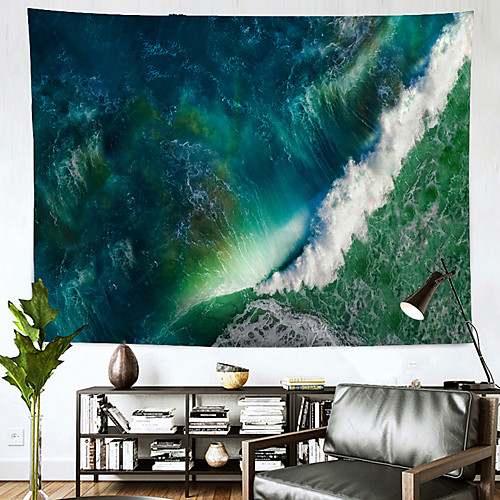 

Landscape Wall Tapestry Art Decor Blanket Curtain Hanging Home Bedroom Living Room Decoration Polyester Ocean Forest