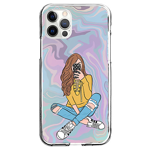 

Creative Characters Phone Case For Apple iPhone 12 iPhone 11 iPhone 12 Pro Max Unique Design Protective Case Pattern Back Cover TPU