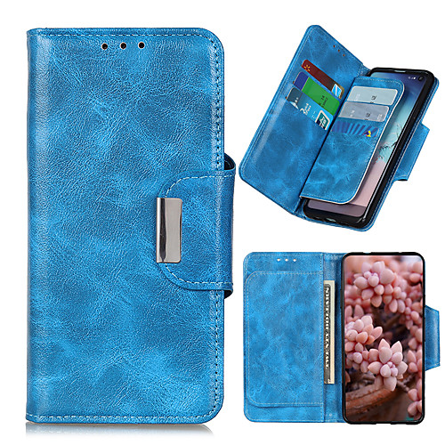 

Phone Case For Samsung Galaxy Full Body Case Leather Flip S21 S21 Plus S21 Ultra S20 S20 Plus S20 ultra S20 FE 5G Galaxy M31 Prime A51 S10 Shockproof Flip Magnetic Solid Color PU Leather TPU