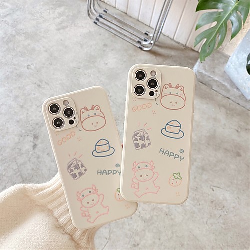 

Phone Case For Apple Back Cover iPhone 12 Pro Max 11 SE 2020 X XR XS Max 8 7 Pattern Cartoon TPU