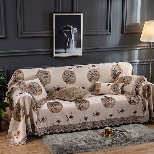 

Sofa Cover Sofa Blanket Floral Printed Polyester / Cotton Slipcovers