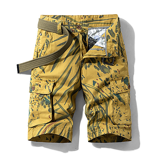 

Men's Chino Cargo Shorts Casual Daily Shorts Tactical Cargo Pants Camouflage Short Classic Pocket Deep Blue Red Army Green Khaki